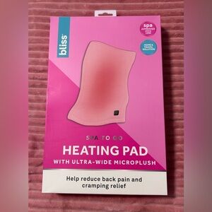 Bliss Spa to Go Heating Pad in Pink